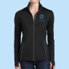 Ladies Sport Wick ® Stretch Contrast Full Zip Jacket Thumbnail