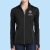 Ladies Sport Wick ® Stretch Contrast Full Zip Jacket Thumbnail
